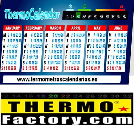 TERMOMETROS PARA CALENDARIOS españa